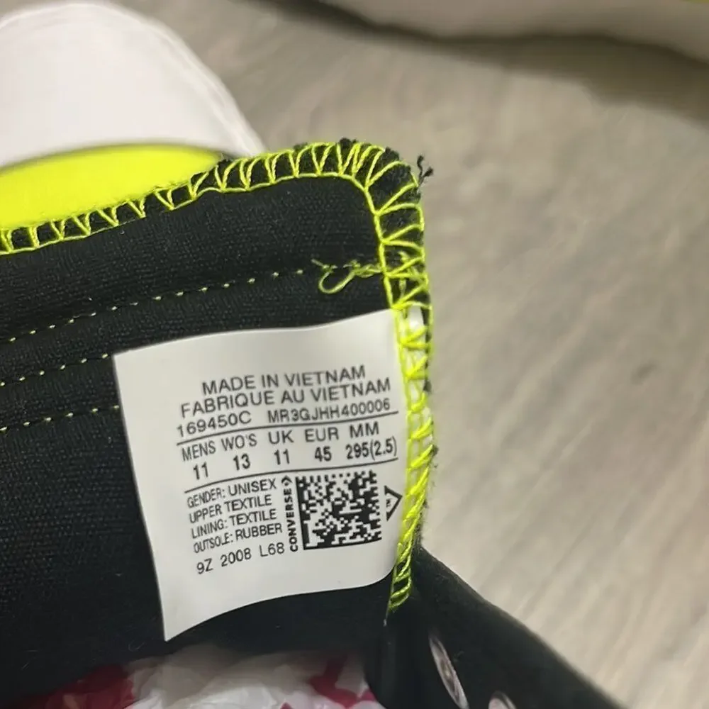 Converse lemon sneakers‎ unisex NEW